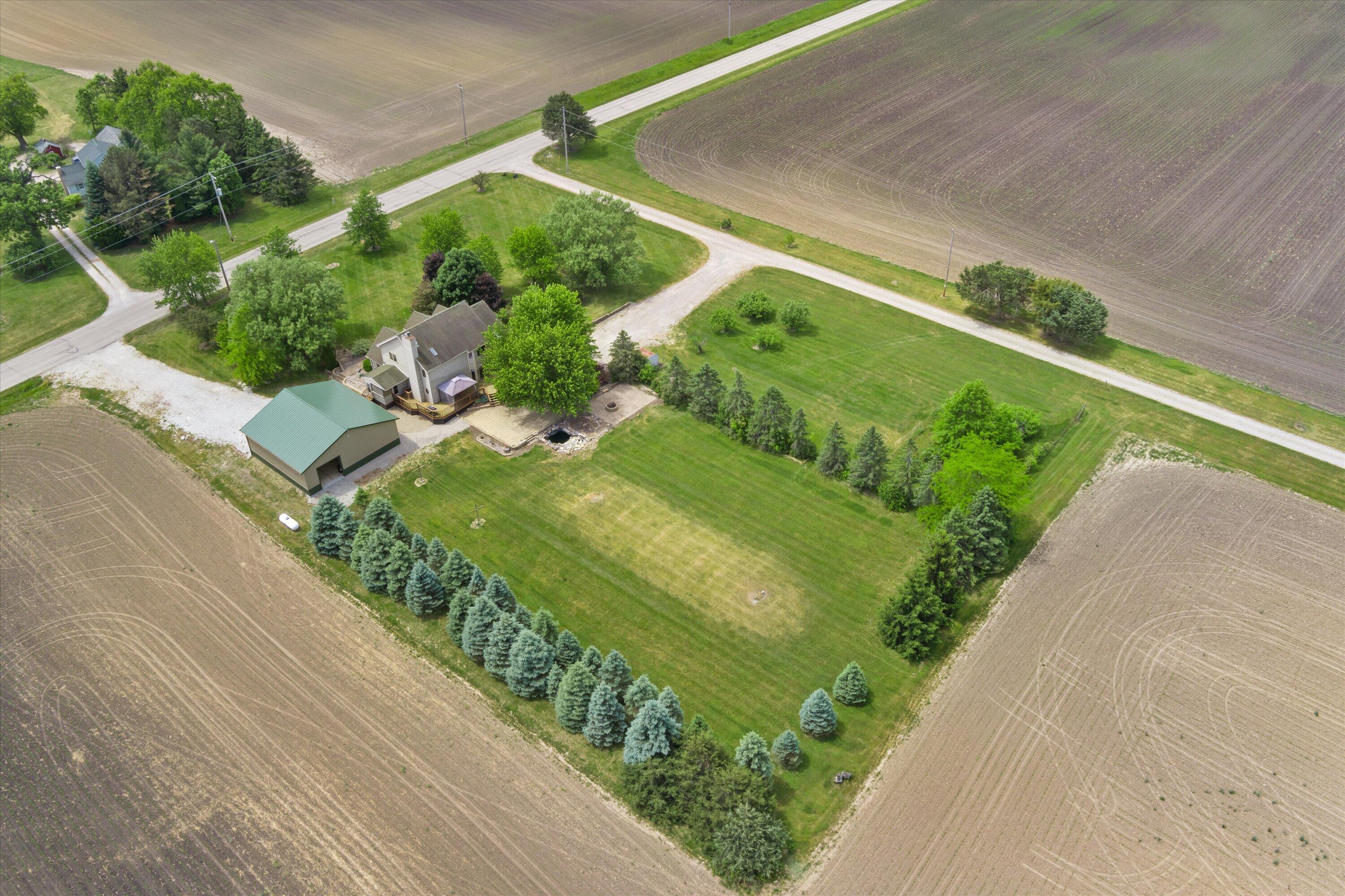 22302 Church Road Dover, WI 53139 - Photo 73 of 80 Aerial View