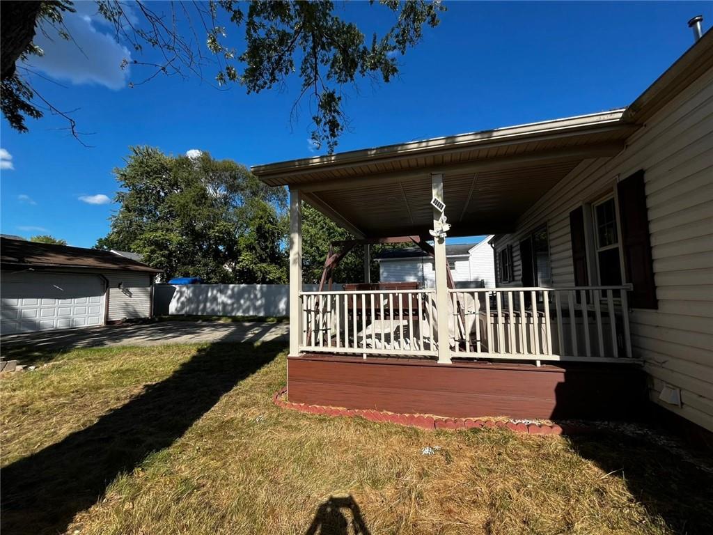 890 Woodland Road Sharpsville, PA 16150 - Photo 10 of 16 a view of swimming pool with deck and furniture