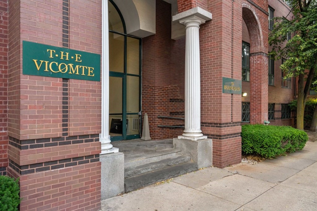 a sign on the side of a building