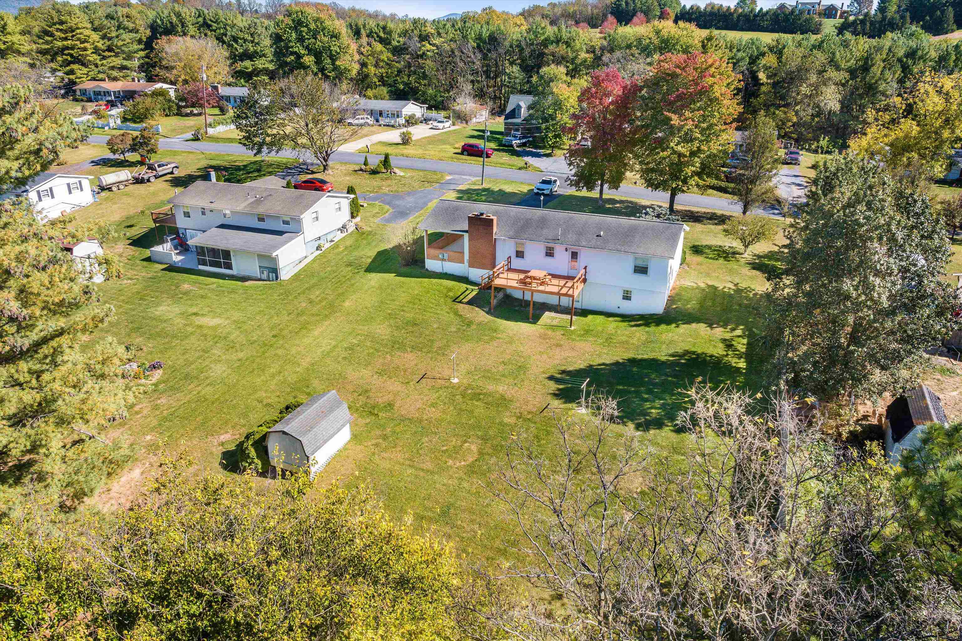 3430 Oak Ridge Road Mount Crawford, VA 22841 - Photo 53 of 59 an aerial view of a house with swimming pool and lake view