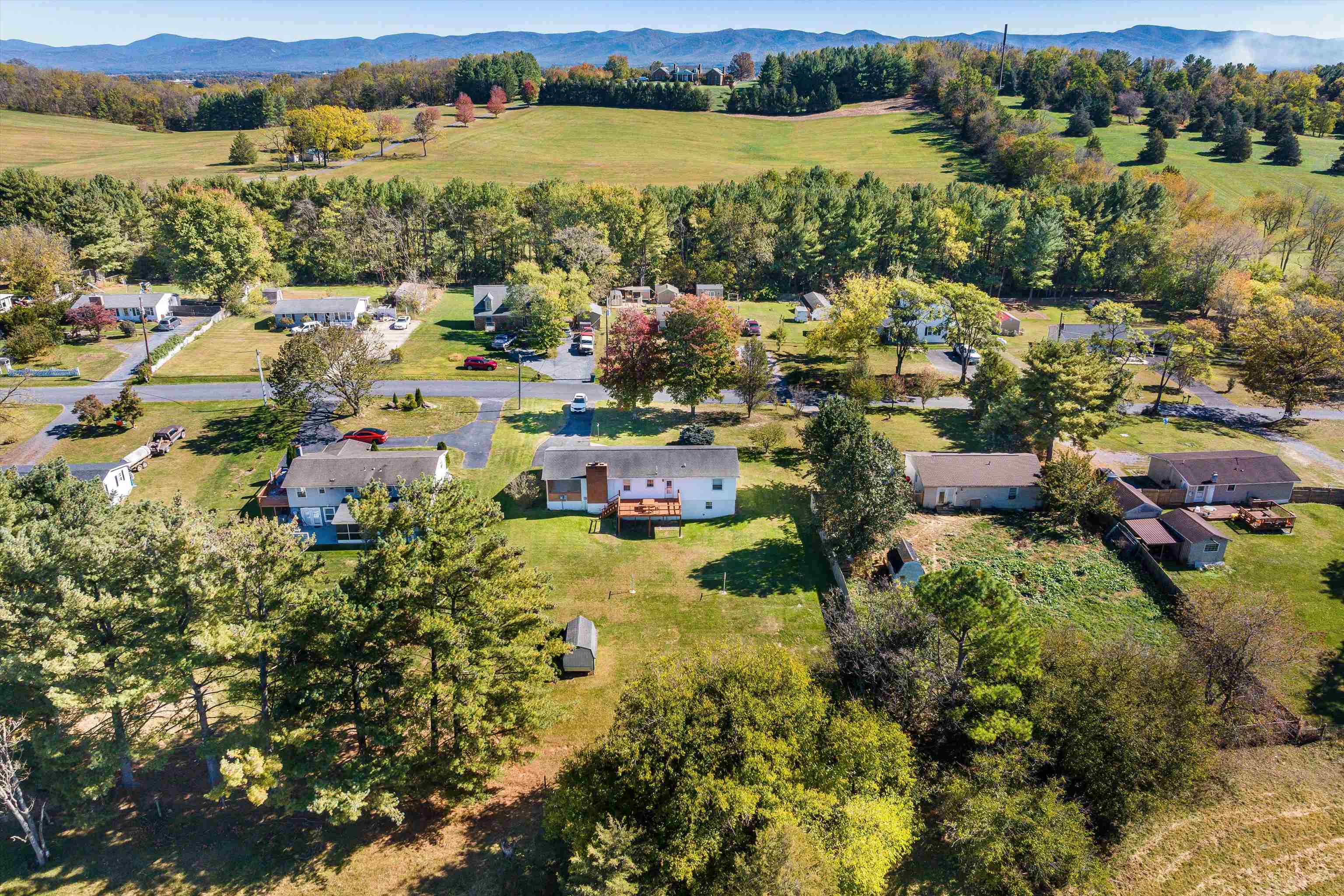 3430 Oak Ridge Road Mount Crawford, VA 22841 - Photo 55 of 59 an aerial view of residential houses with outdoor space and river