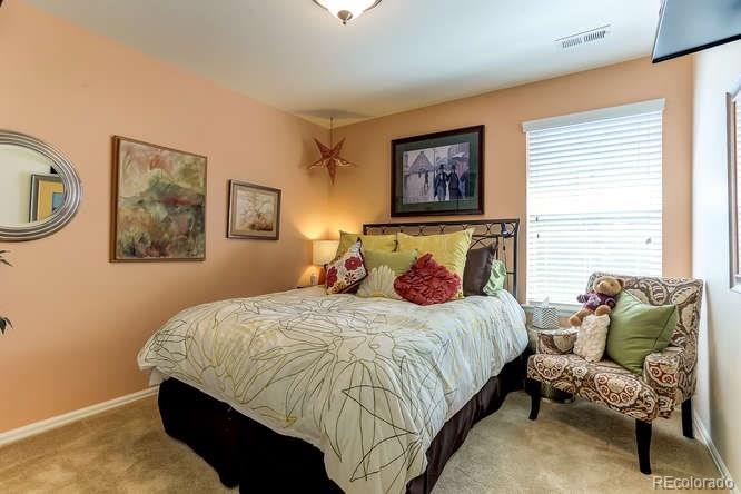 4068 Desert Ridge Circle Castle Rock, CO 80108 - Photo 19 of 25 a bedroom with bed and a window