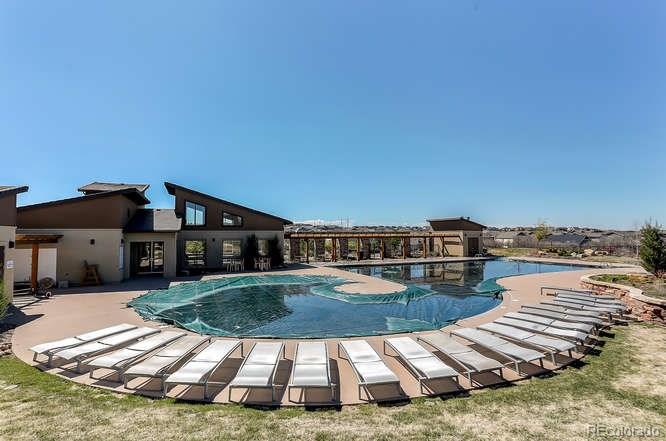 4068 Desert Ridge Circle Castle Rock, CO 80108 - Photo 25 of 25 a view of a house with a yard