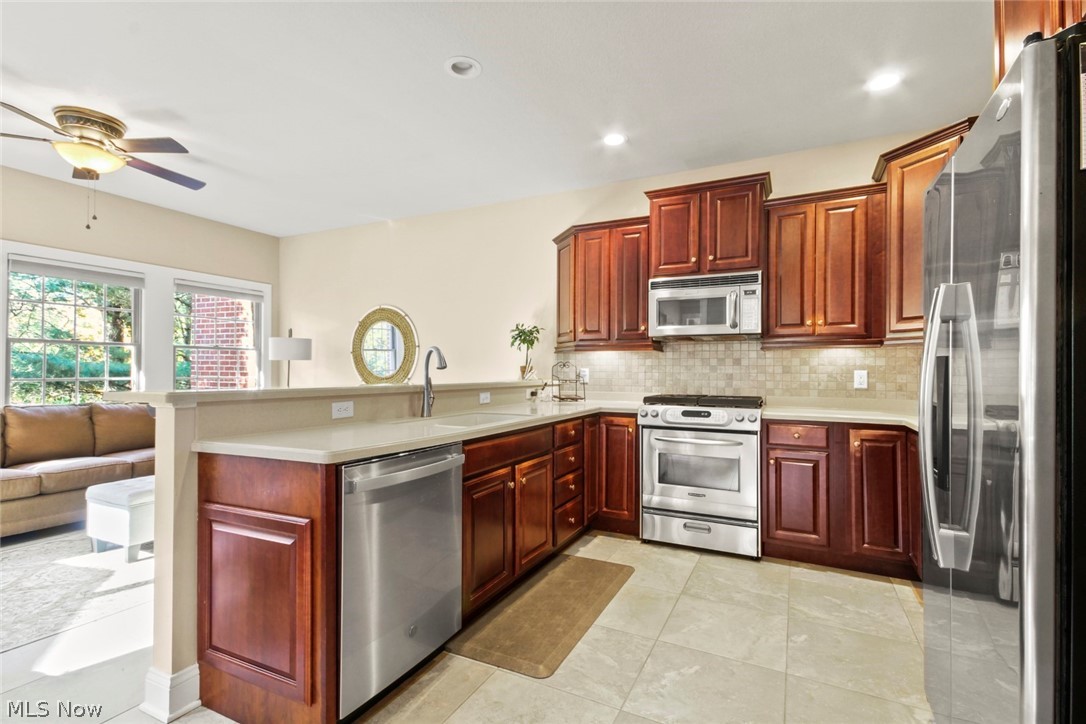 400 Riverside Court, Unit 4 Poland, OH 44514 - Photo 10 of 28 Kitchen overlooks den