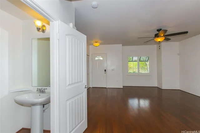 wooden floor in an empty room