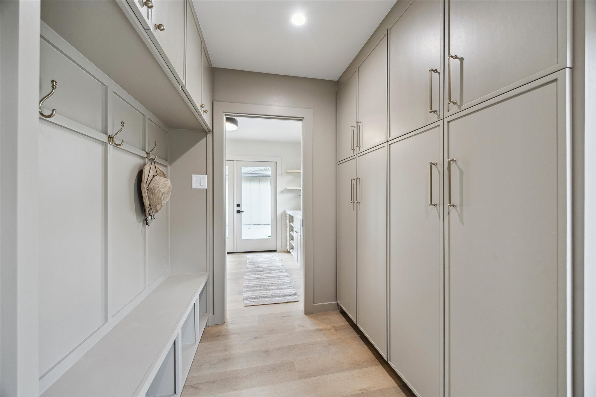 10402 Raritan Drive Houston, TX 77043 - Photo 12 of 27 a bathroom with a shower and a glass door