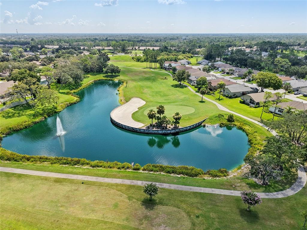 11705 Spindrift Loop Hudson, FL 34667 - Photo 31 of 34 an aerial view of a residential houses with outdoor space and swimming pool