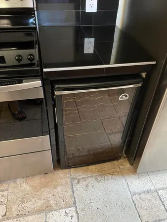 a close view of stove