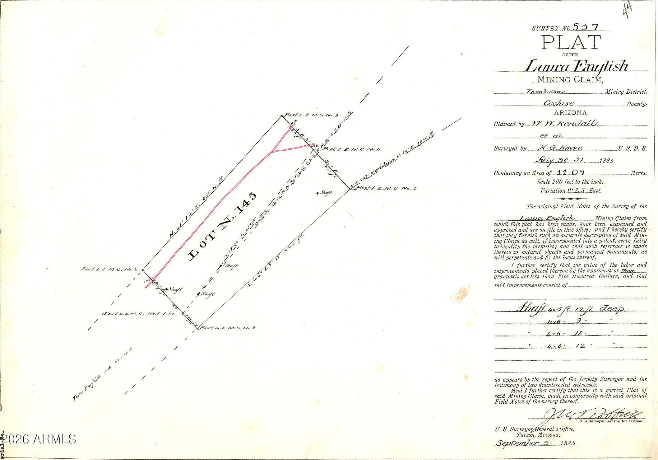 Tbd South Miners Dream Road Tombstone, AZ 85638 - Photo 22 of 23 a picture of a room with a white wall and a large window