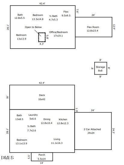 5901 Nicks Road Mebane, NC 27302 - Photo 57 of 57 Floor plan