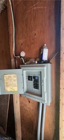 a view of a storage and utility room