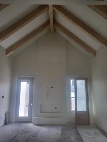 a view of an empty room