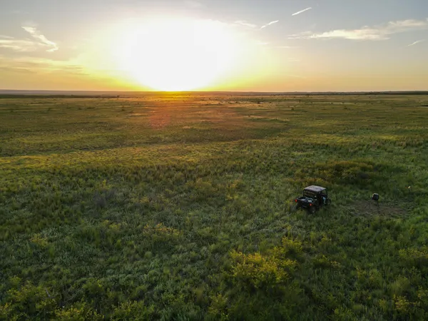 a view of an ocean and beach