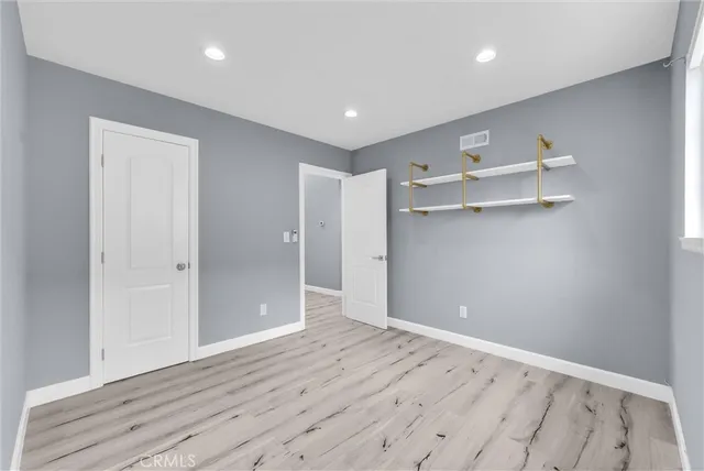 a view of empty room