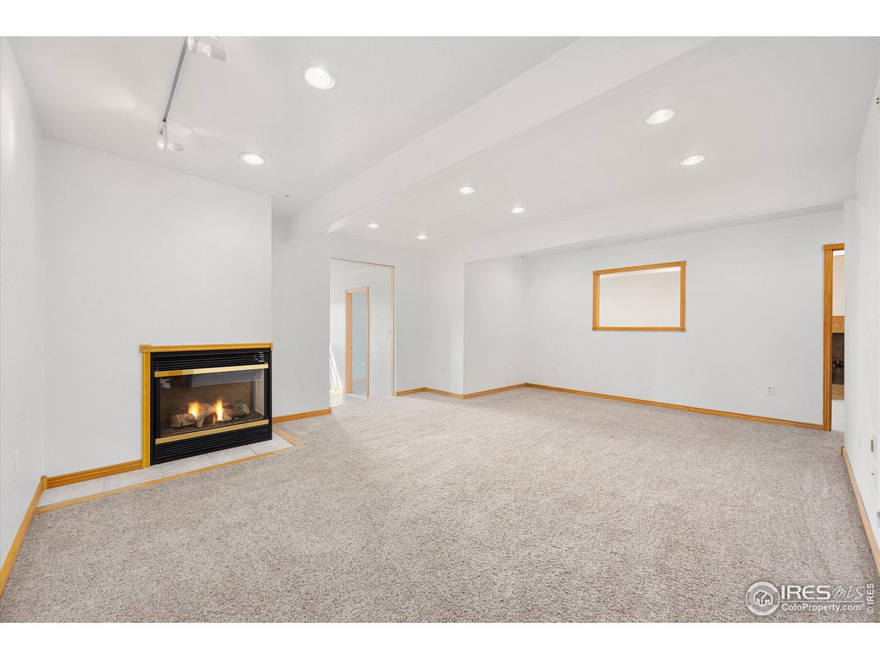 3805 Davis Ranch Road Bellvue, CO 80512 - Photo 29 of 39 Walk-out Basement Family Room and Propane Fireplace