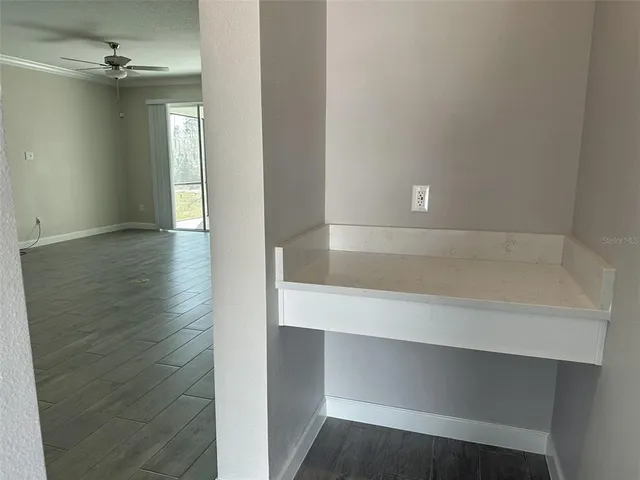 a bathroom with a sink a mirror and a bathtub