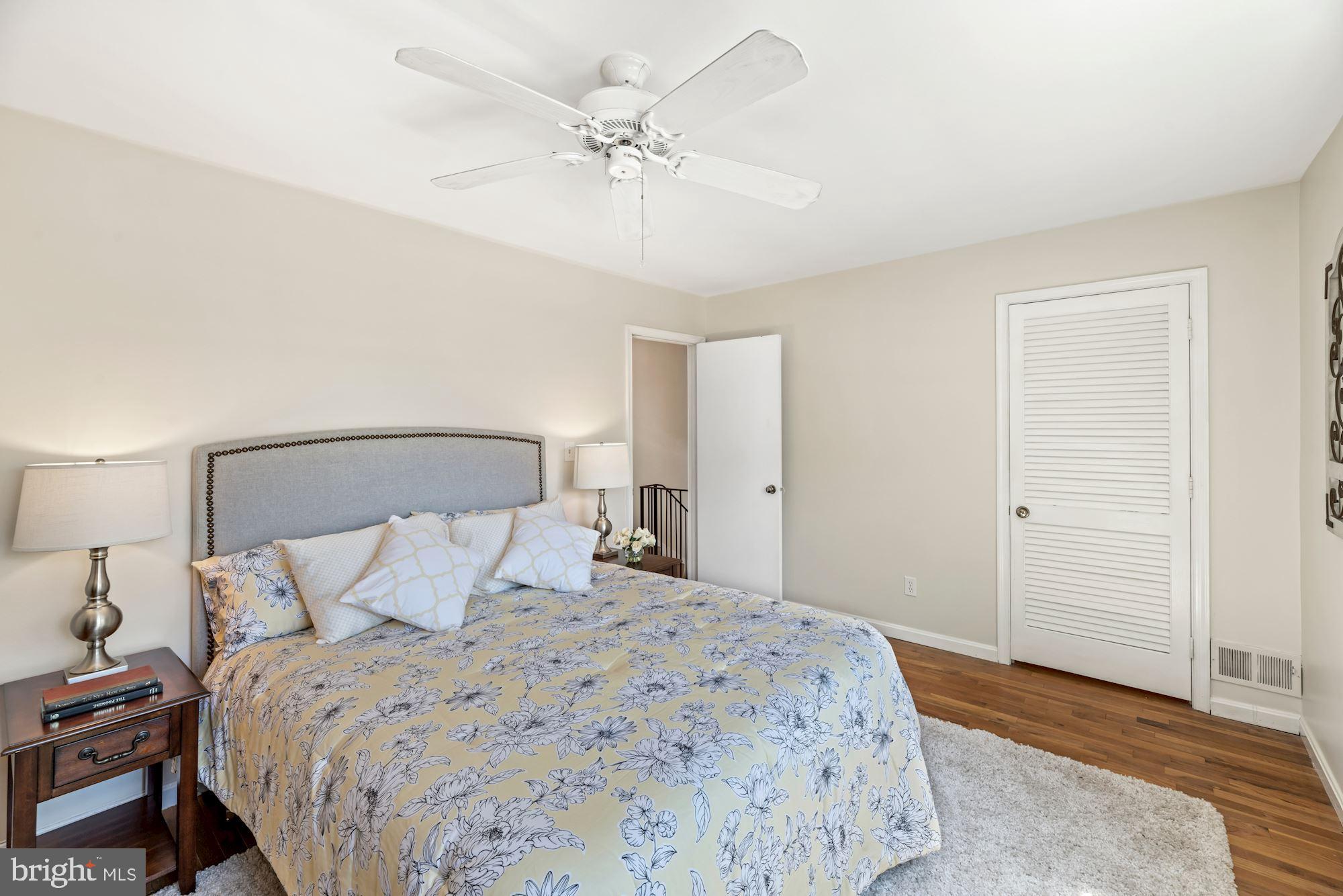 8434 Willow Forge Road Springfield, VA 22152 - Photo 24 of 55 Primary bedroom with ceiling fan