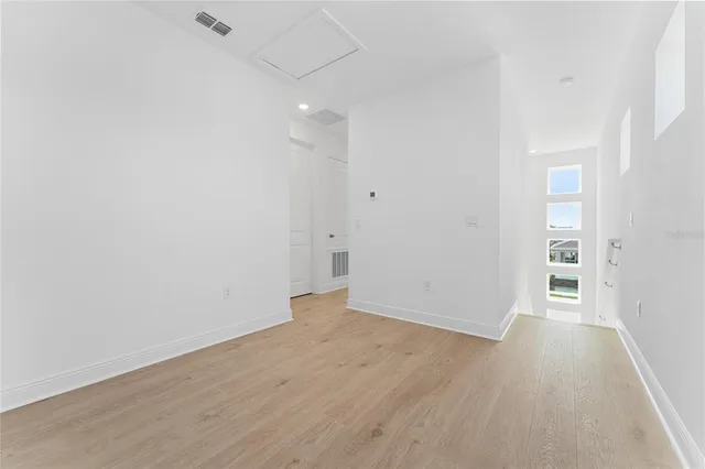 wooden floor in an empty room