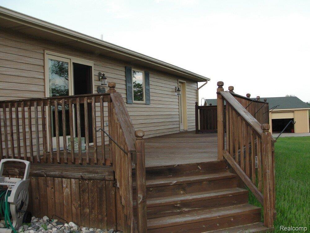 8080 Church Road Imlay City, MI 48444 - Photo 20 of 21 rear deck
