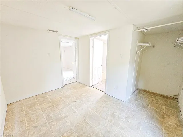 a view of empty room