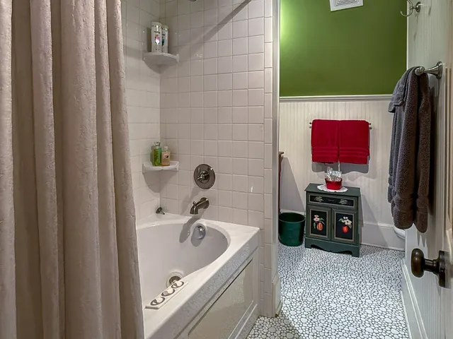 a view of a golf course with a lake