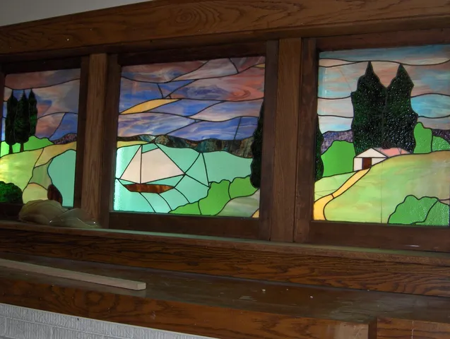 a view of front door