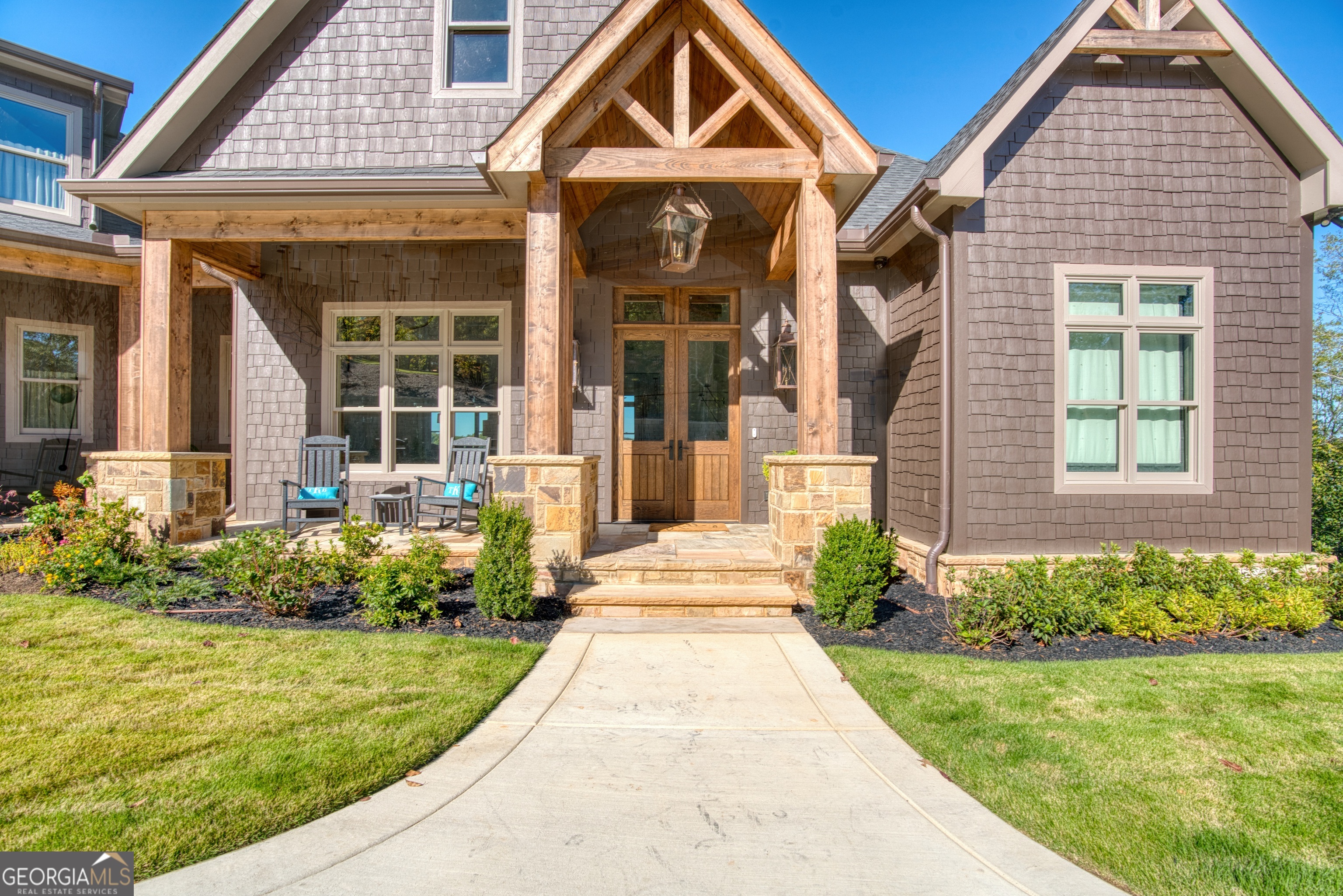 144 Co Road Leesburg, AL 35983 - Photo 10 of 109 a front view of a house with garden