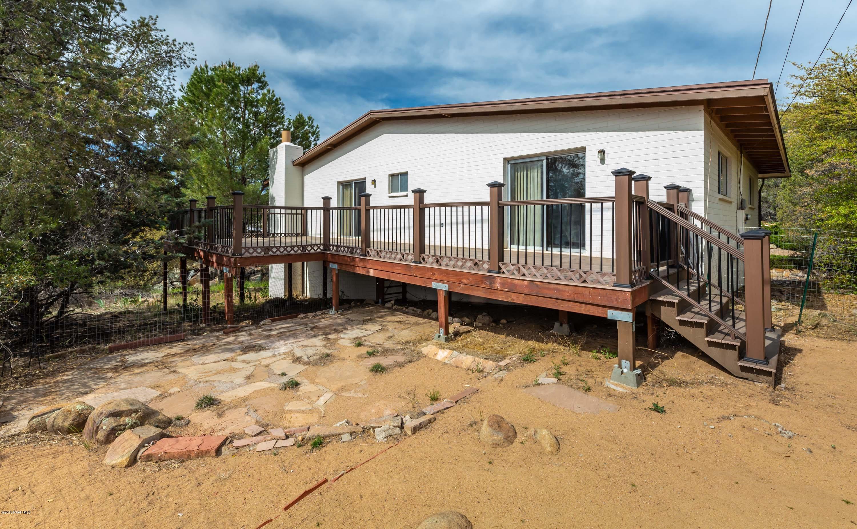 1894 Thumb Butte Road Prescott, AZ 86305 - Photo 13 of 18 Back Of Home And Backyard