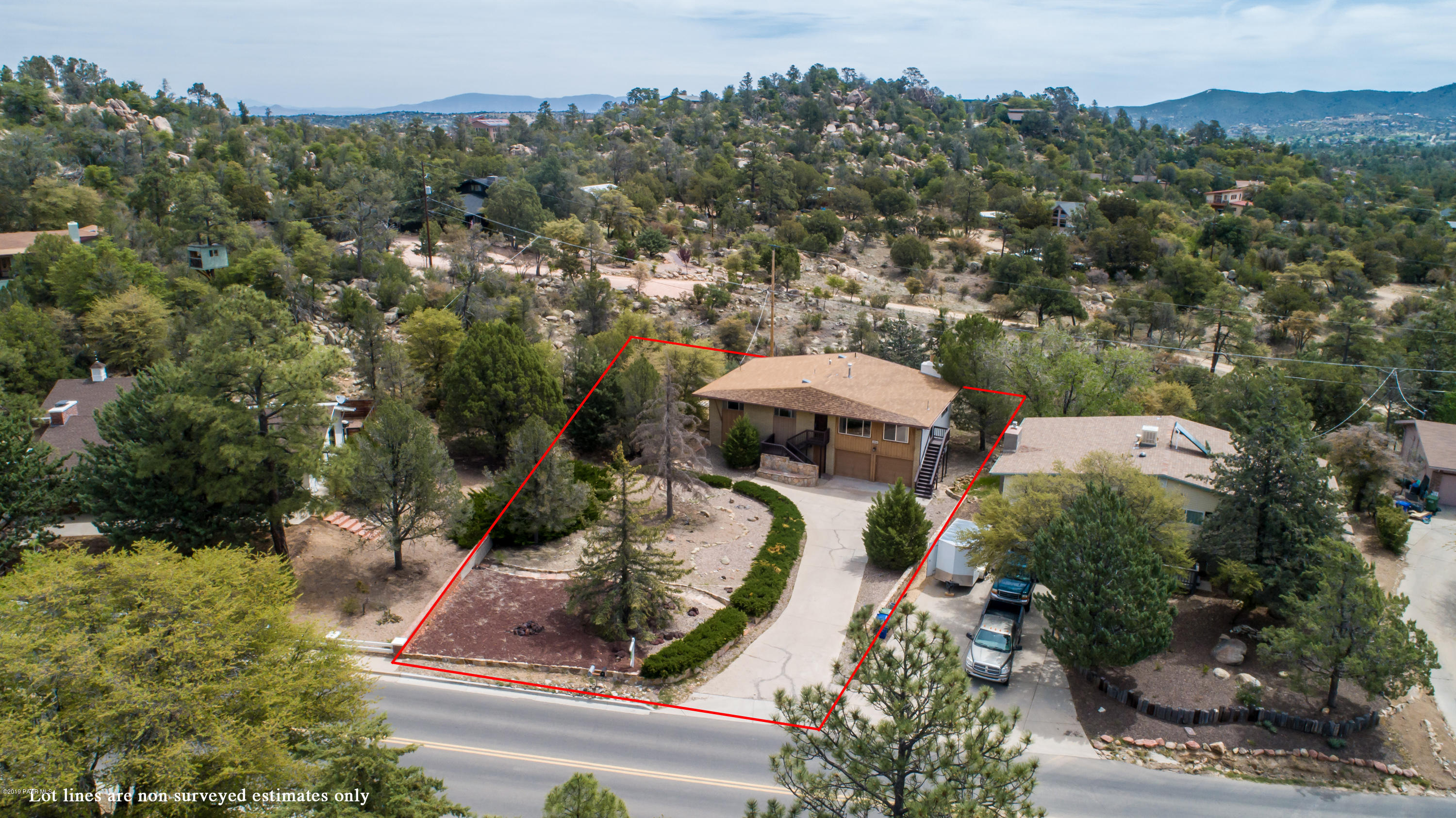 1894 Thumb Butte Road Prescott, AZ 86305 - Photo 16 of 18 Aerial 1