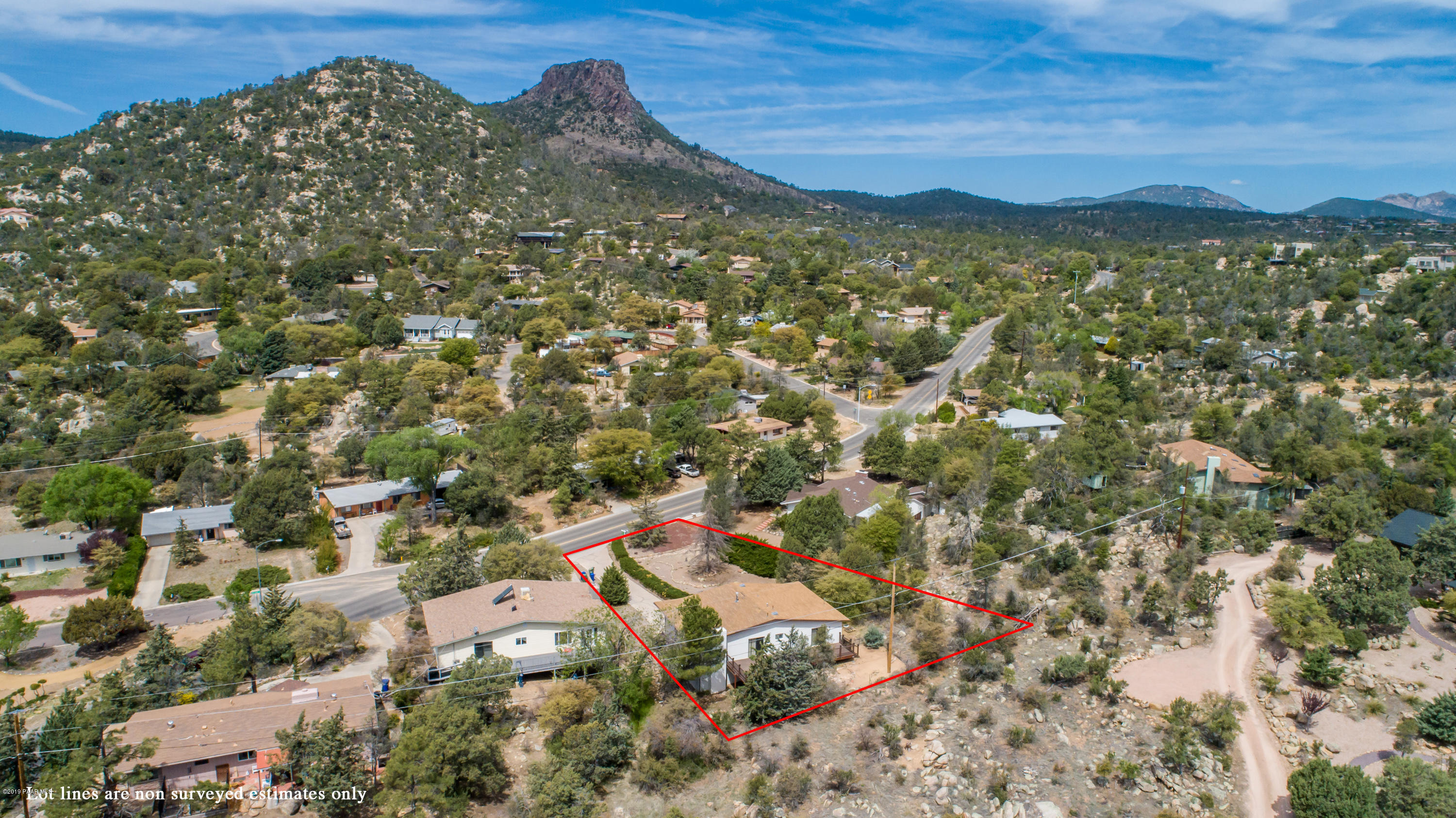 1894 Thumb Butte Road Prescott, AZ 86305 - Photo 17 of 18 Aerial 2