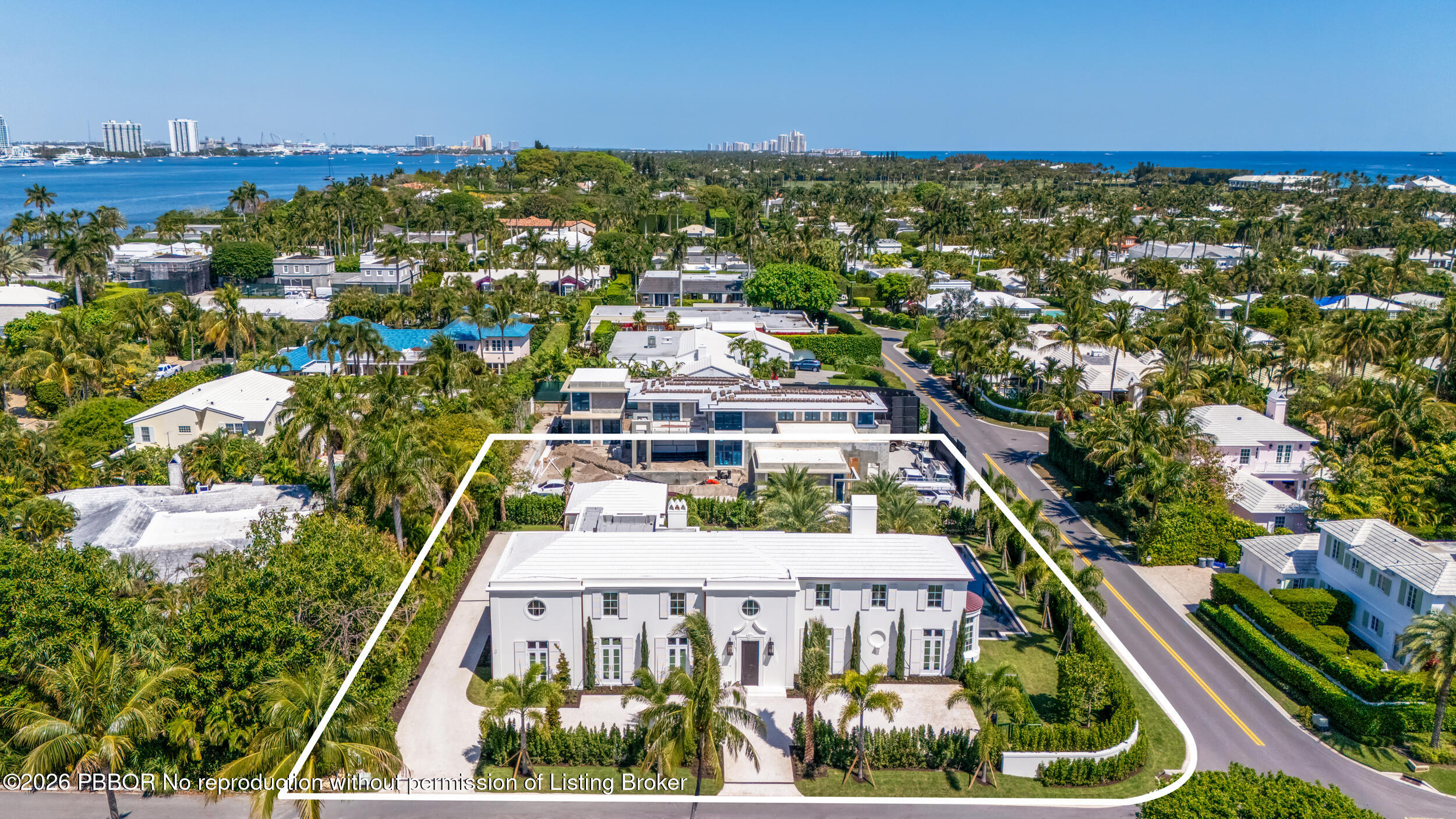 301 Plantation Road Palm Beach, FL 33480 - Photo 78 of 84 North Aerial