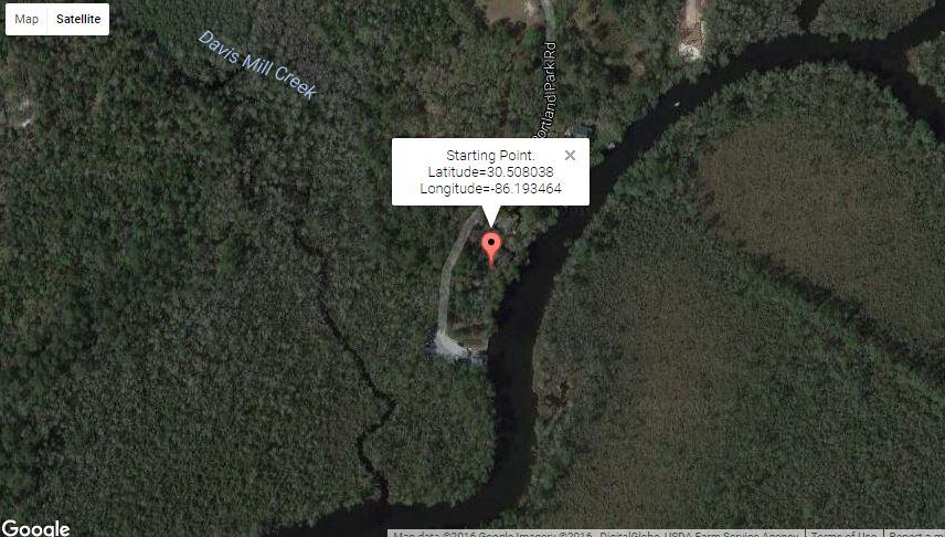 Lot 8 Portland Park Road Freeport, FL 32439 - Photo 17 of 17 Alaqua Estates Google map