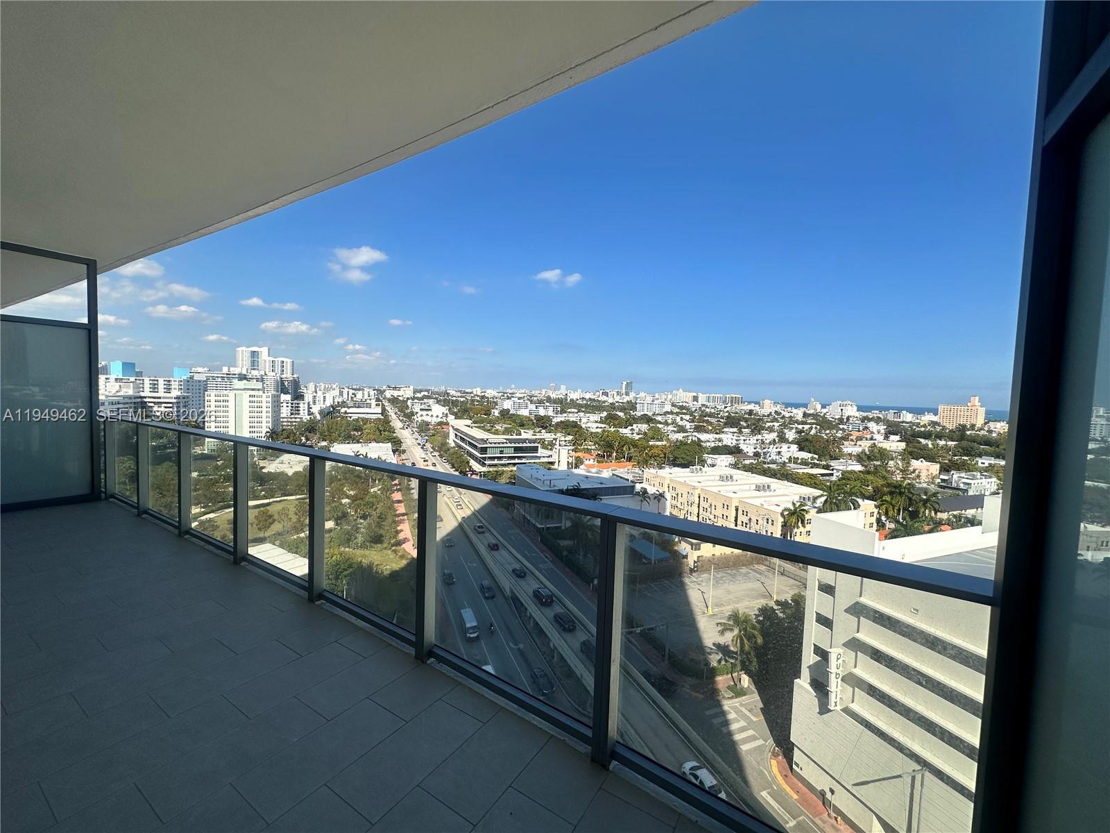 500 Alton Road, Unit 1408 Miami Beach, FL 33139 - Photo 15 of 21 a view of a balcony with city view