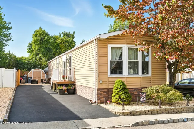 a view of a house with a patio