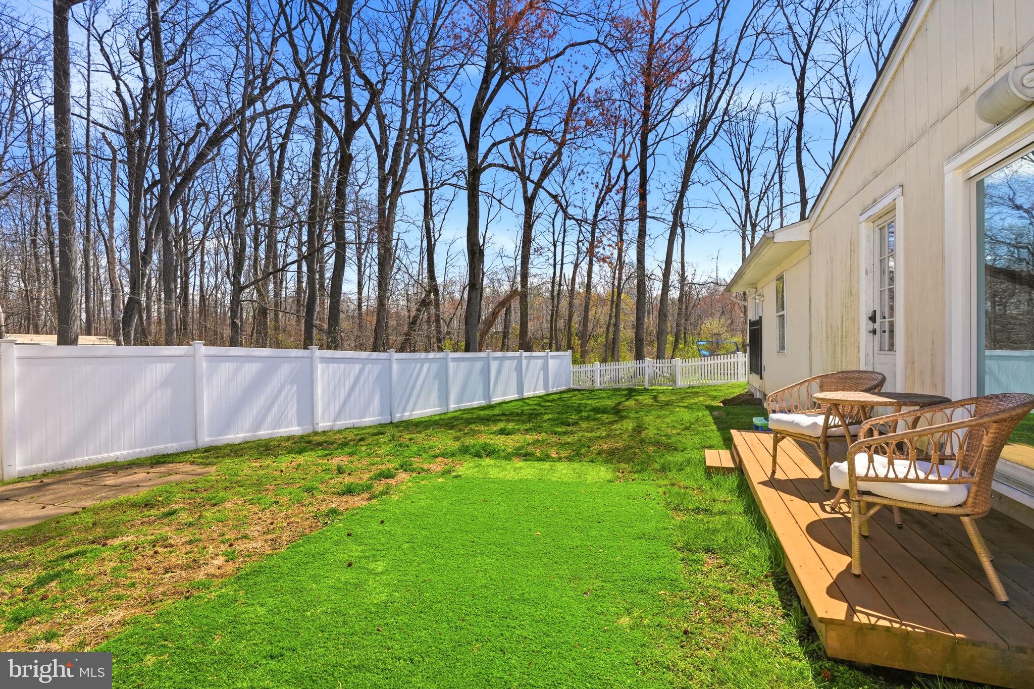 15 Deans Rhode Hall Road Monmouth Junction, NJ 08852 - Photo 23 of 24 a view of a backyard with couches plants and large trees