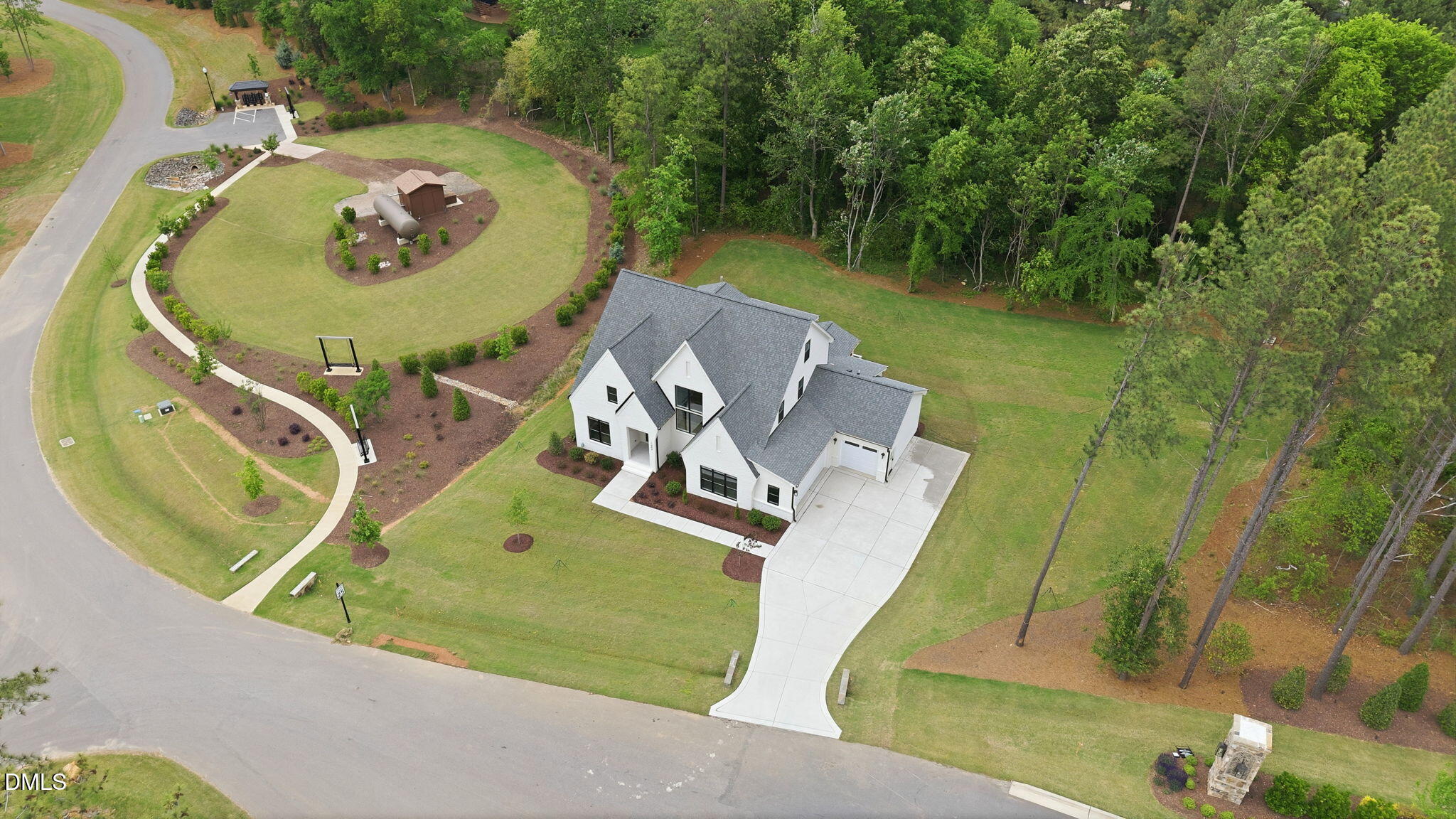 1304 Sanctuary Pond Drive Raleigh, NC 27606 - Photo 52 of 52 an aerial view of a swimming pool