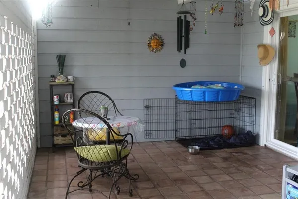 a room with toys and storage