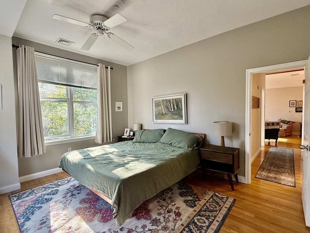 253 Norfolk Street, Unit 22 Cambridge, MA 02139 - Photo 19 of 20 a living room with a bed and rug