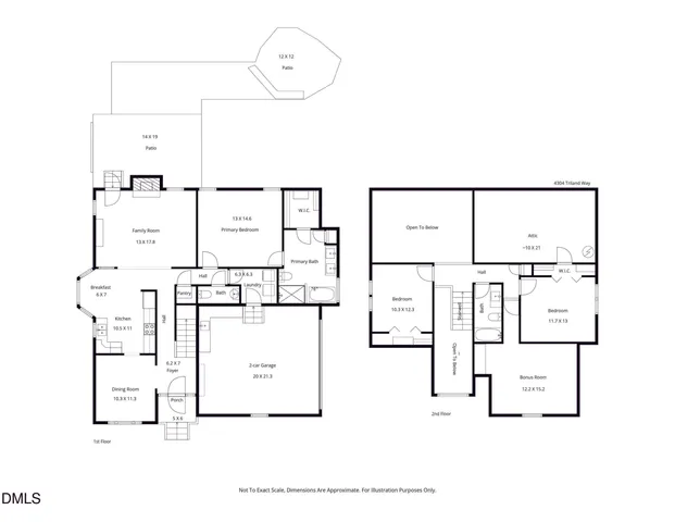 $600,000 | 4304 Triland Way, Cary, NC 27518