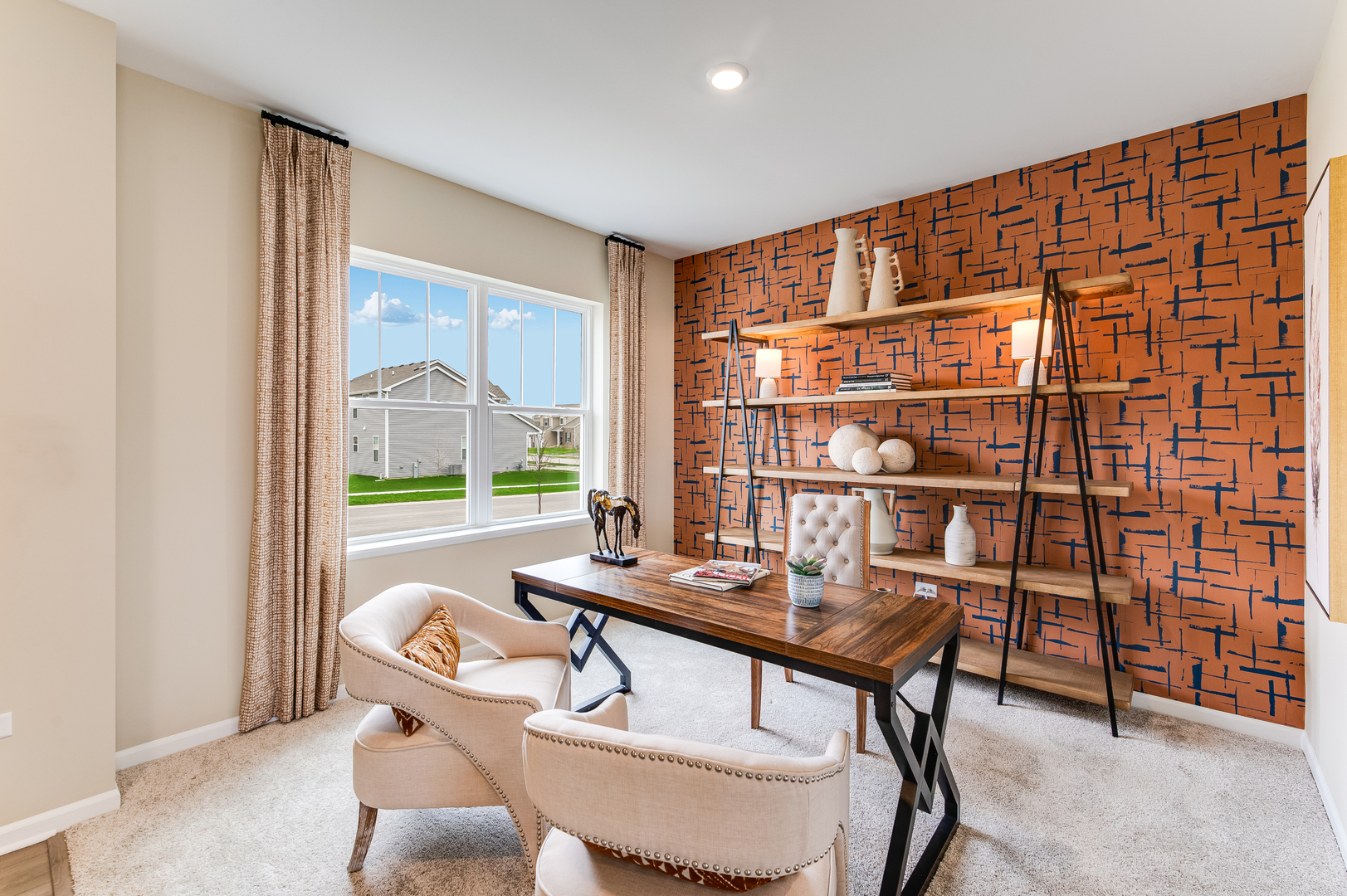 598 Lismore Circle Elgin, IL 60124 - Photo 10 of 24 a reading room with furniture and a window