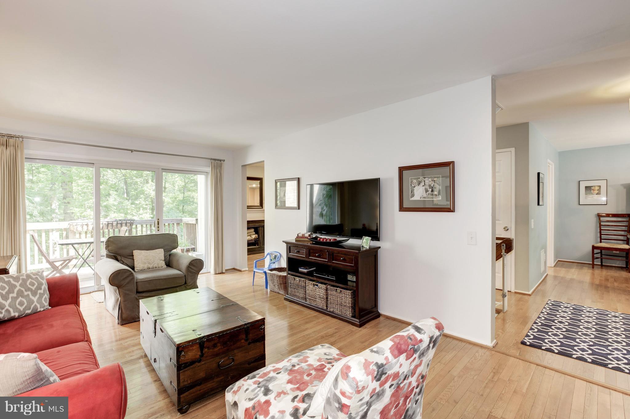 1606 Park Overlook Drive Reston, VA 20190 - Photo 4 of 30 Family Room With Sliding Glass Doors To Deck
