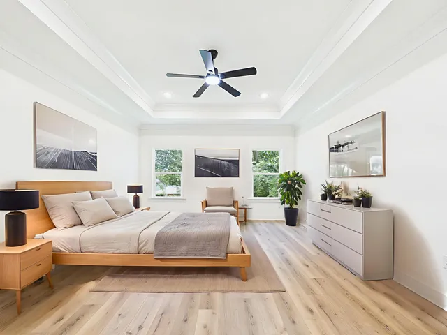 wooden floor in an empty room