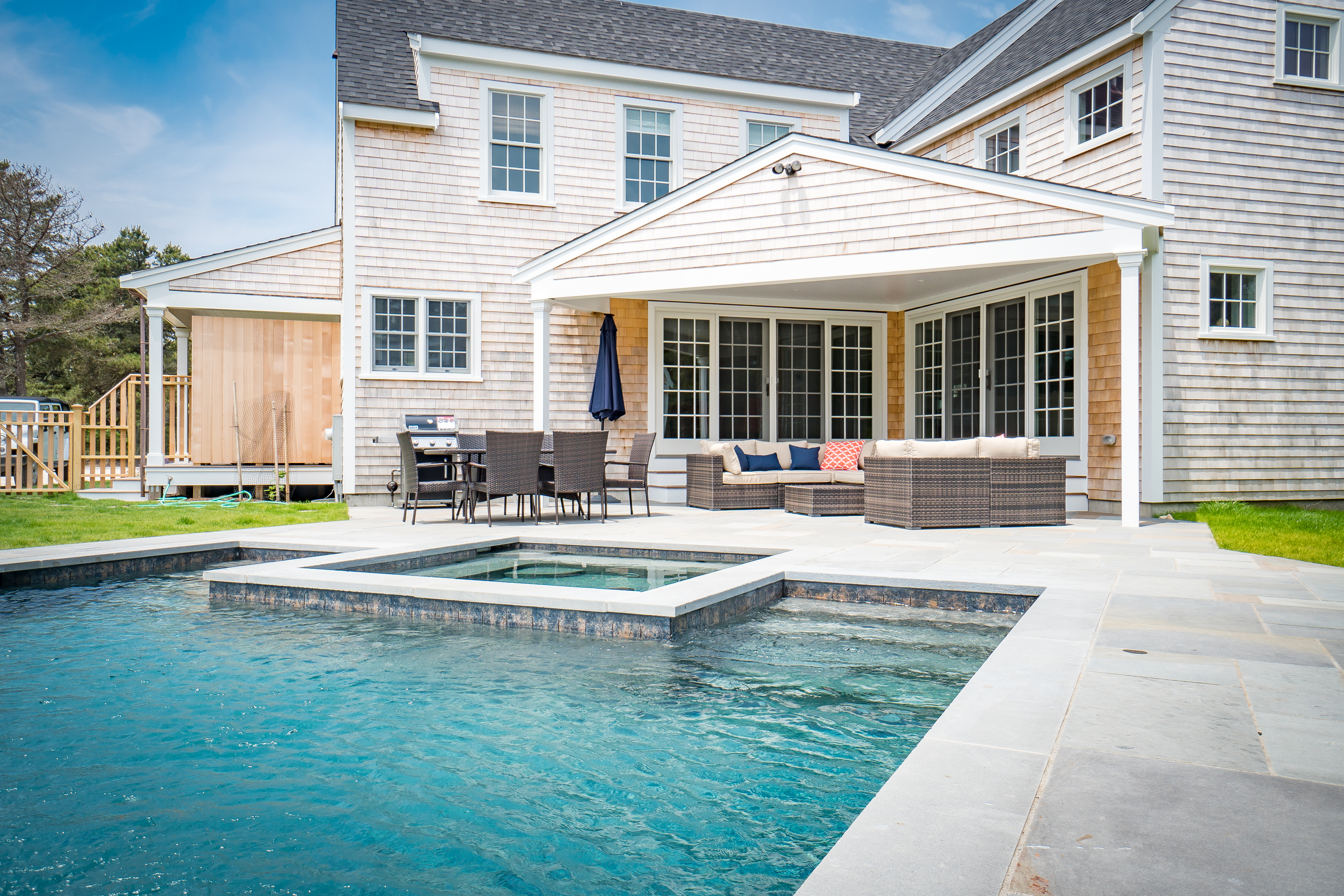 50 Lovers Lane Nantucket, MA 02554 - Photo 6 of 34 a view of a house with swimming pool and sitting area