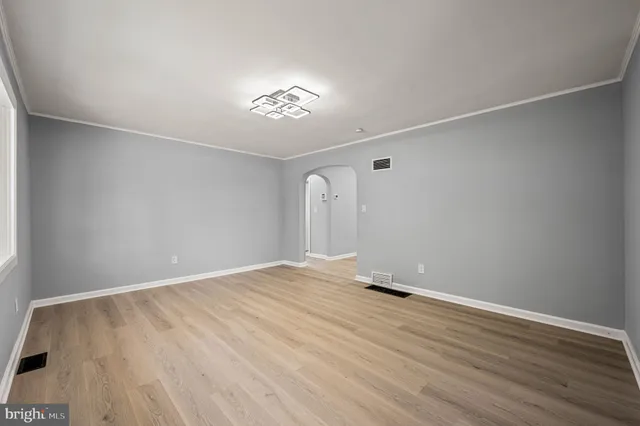 wooden floor in an empty room