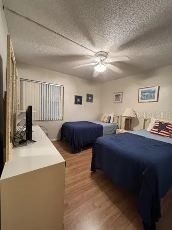 a room with furniture and a large window