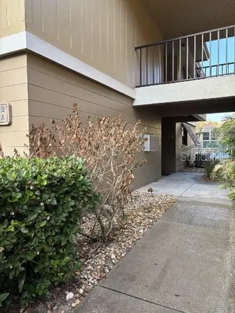 a view of a house with a balcony
