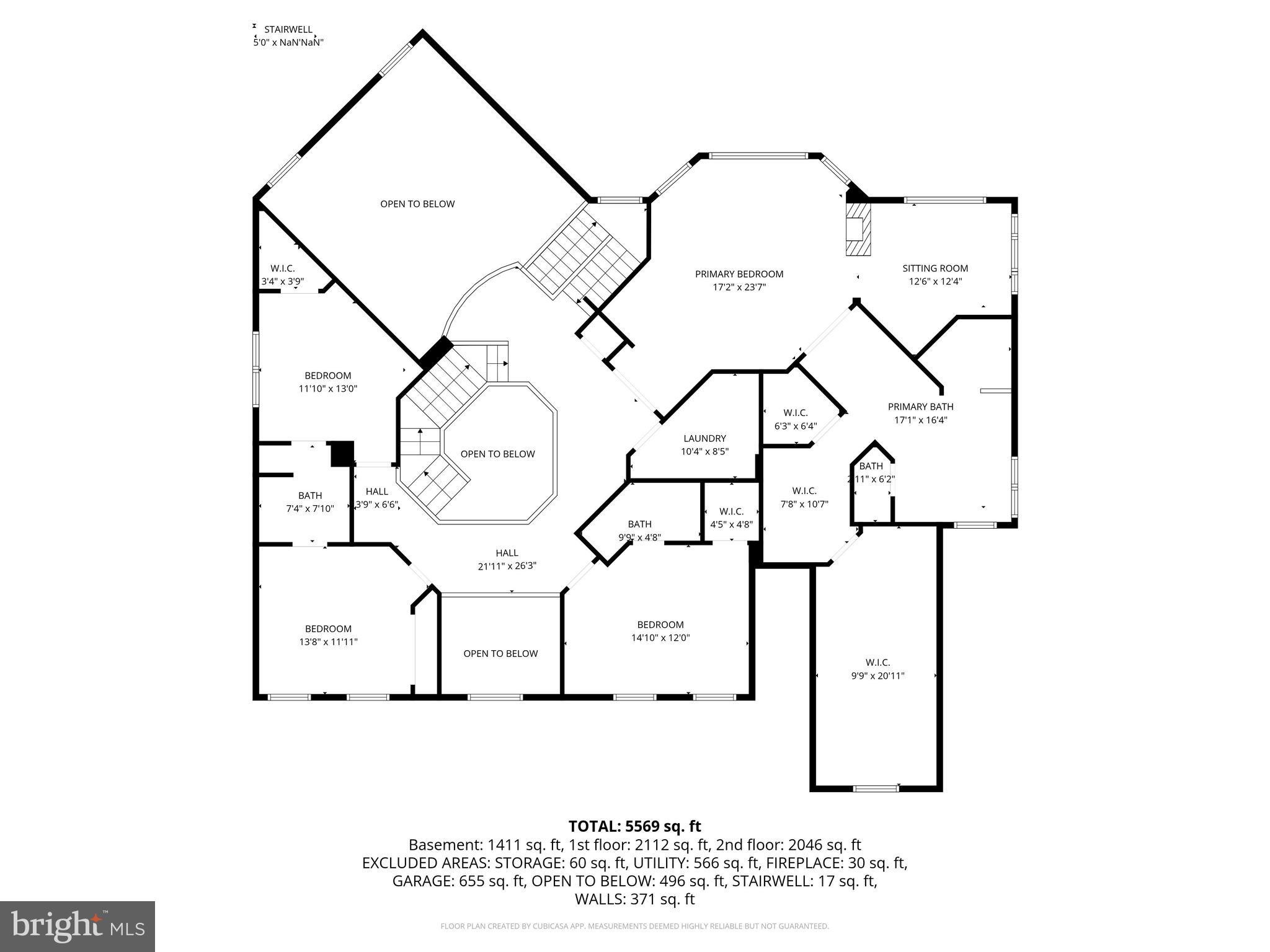 13128 Kahns Road Manassas, VA 20112 - Photo 61 of 61 Upper Level Floor Plan