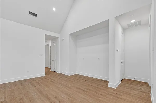 wooden floor in an empty room with wooden floor