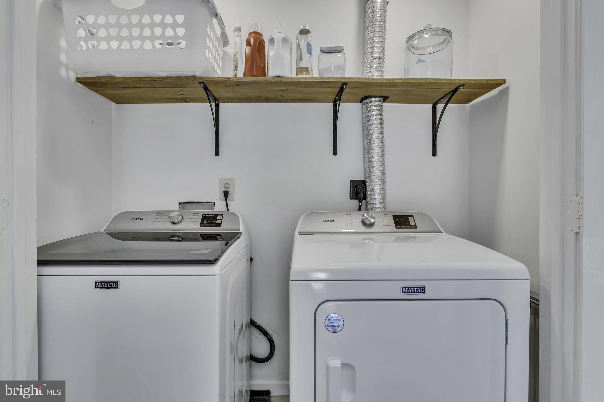 6546 Cornell Road Bryans Road, MD 20616 - Photo 28 of 35 a utility room with dryer and washer