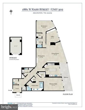 $1,685,000 | 1881 North Nash Street, Unit 302, Arlington, VA 22209